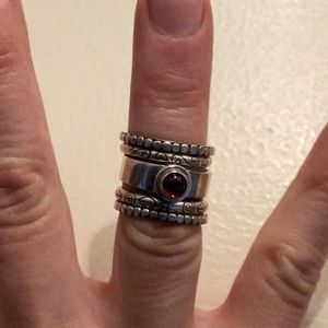 Vintage Brighton stacking Rings